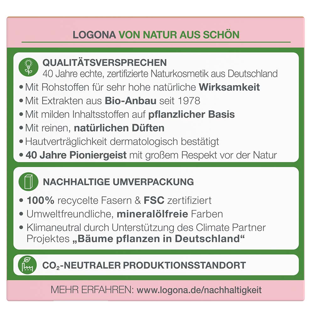 LOGONA Age Protection Tagescreme Rosiger Teint 50 ml