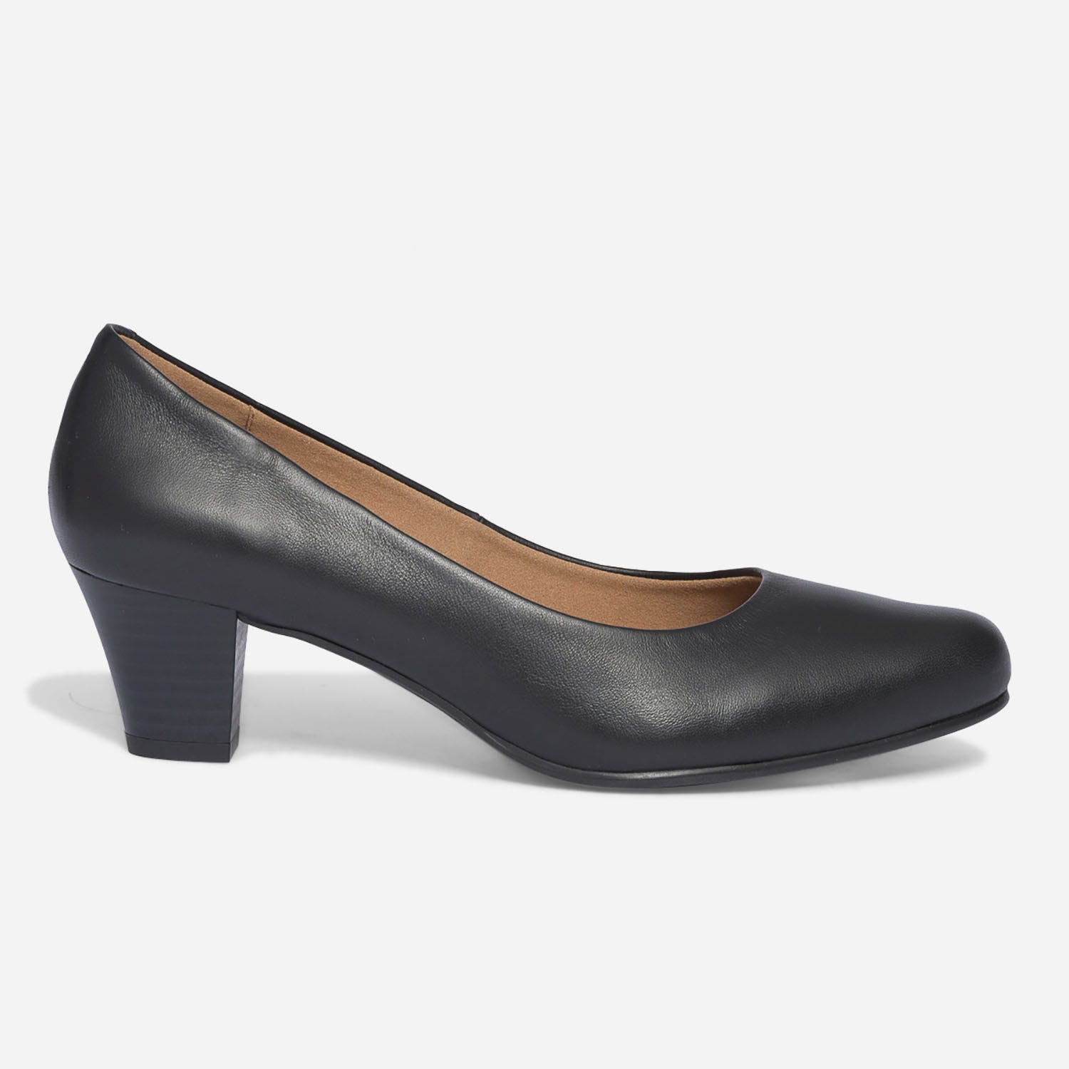 Escarpin ERAM FLEX noir en cuir