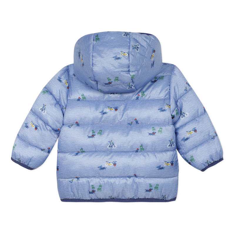 Doudoune bébé garçon réversible à capuche Absorba