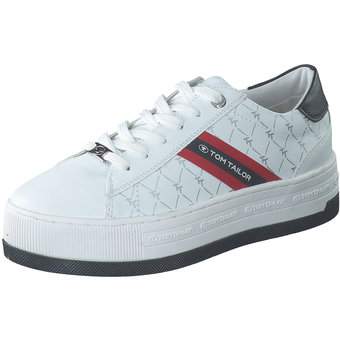 Tom Tailor Plateau Sneaker in weiß