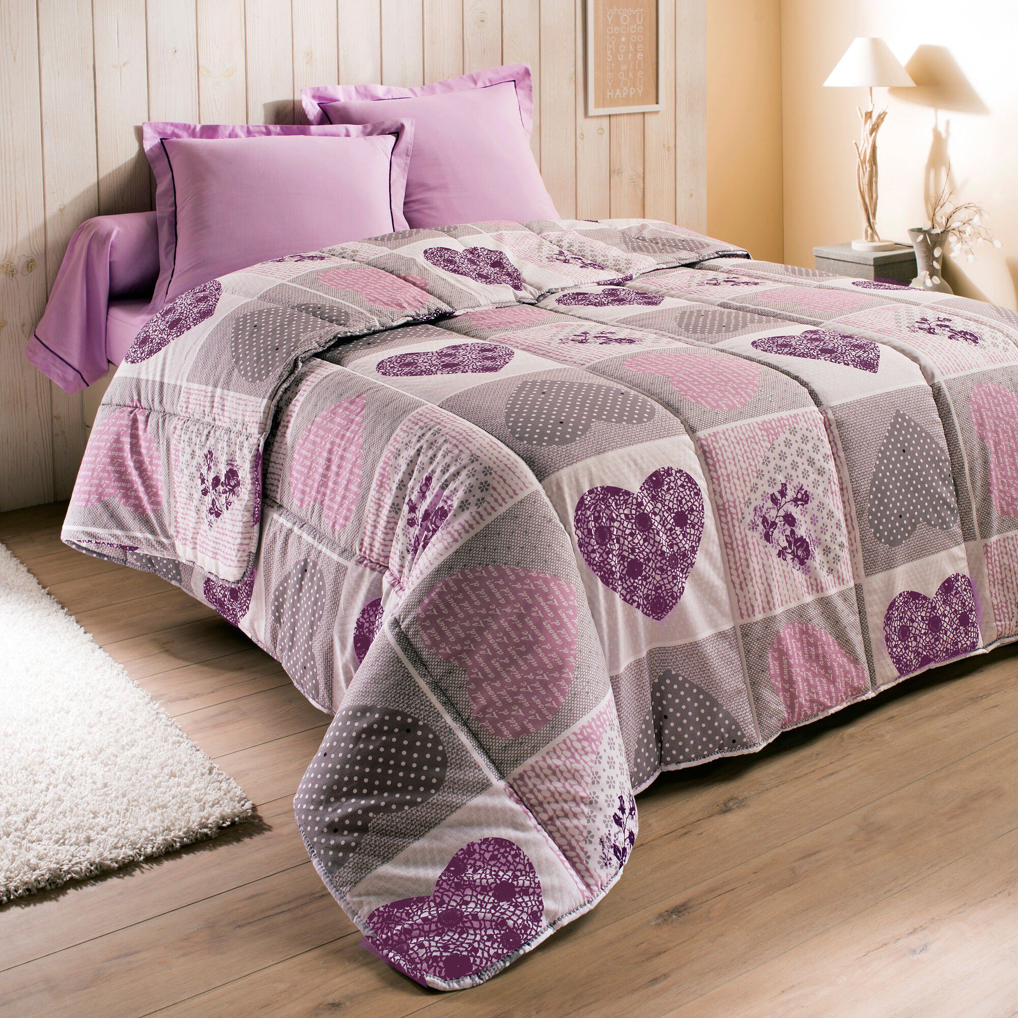 Couette coton imprimé Lovely 200g/m2