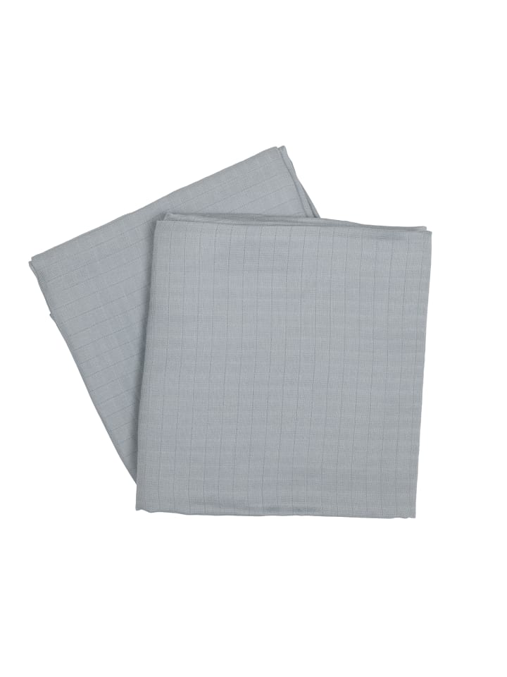 müsli Pucktuch 2er-Pack in Jasmin blue günstig kaufen 120 x 120 cm