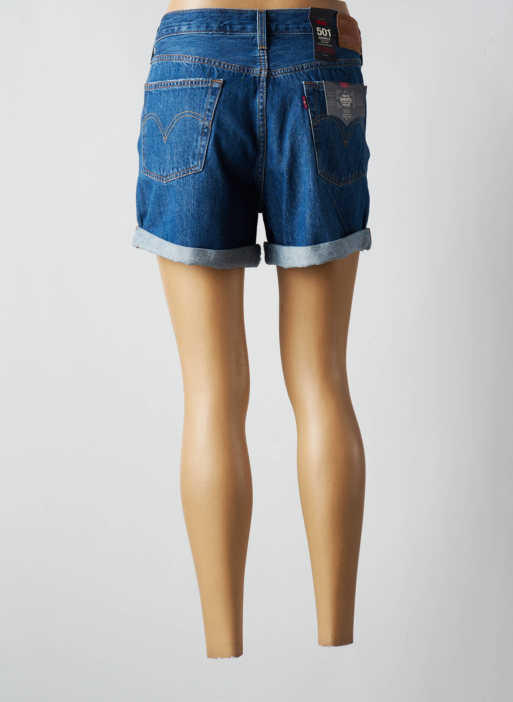 Levis Shorts 1 Femme couleur bleu