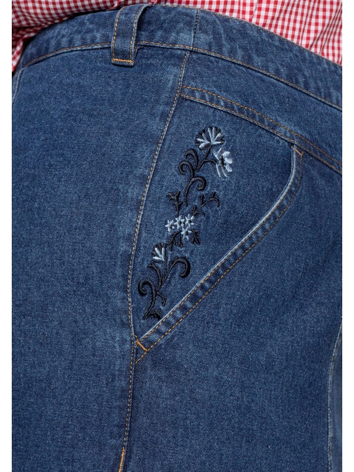 sheego Jeansrock in blue Denim günstig kaufen