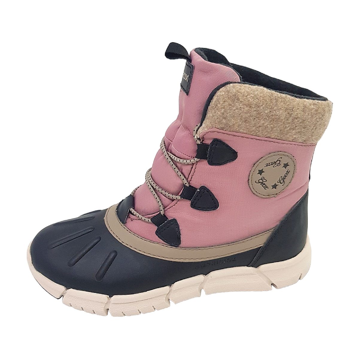 Geox Flexy per J26APA-054FU/C9231 Rosa C9231 black/ pink