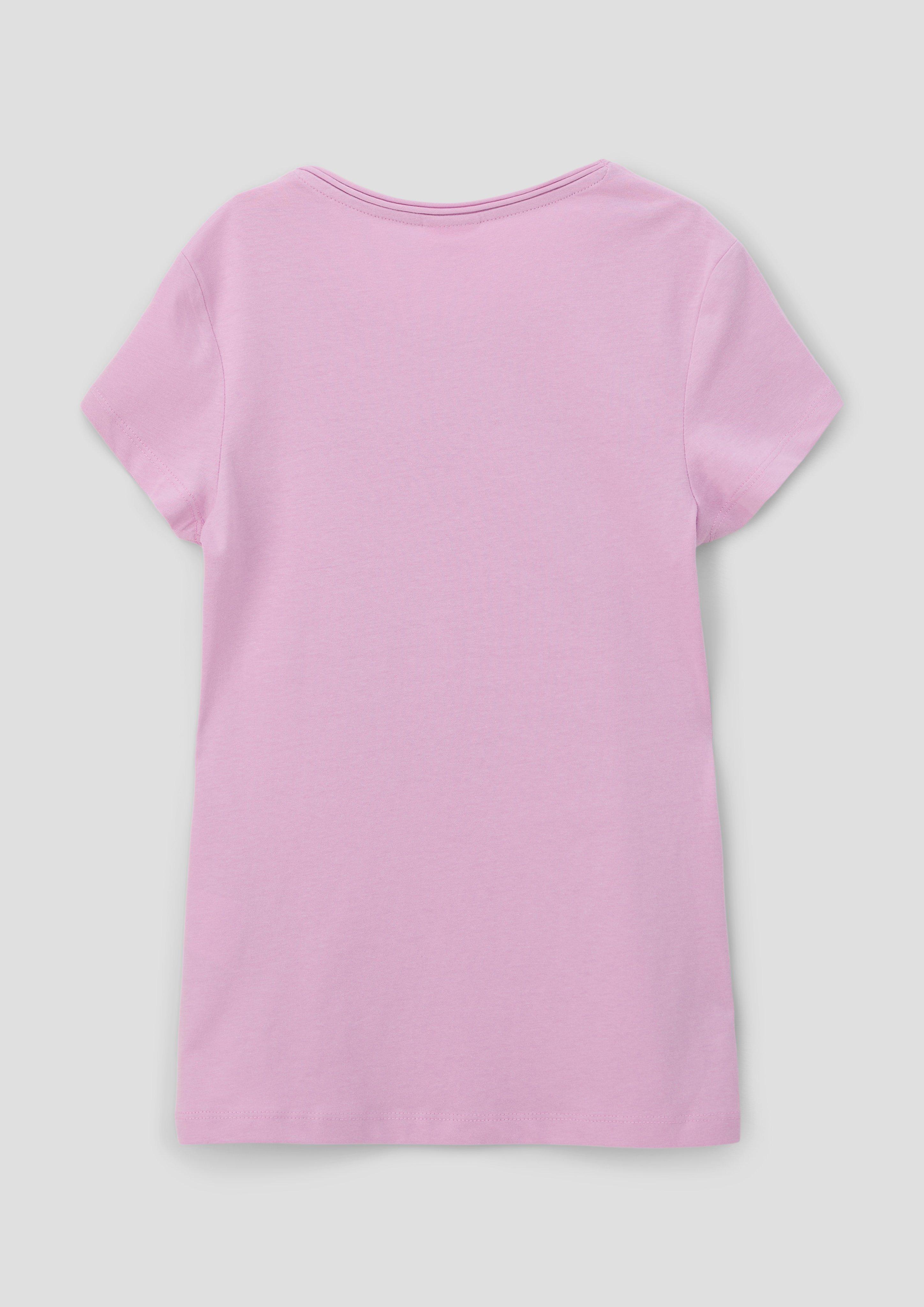 T-Shirt mit Frontprint  2140204-4442