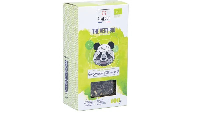 Quai Sud Bio Grüner Tee Ingwer Zitrone 100 g