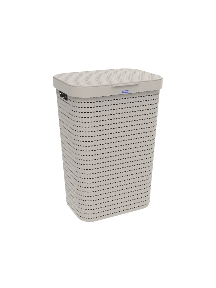 Rotho Country Wäschesammler 55l in Cappuccino günstig kaufen onesize