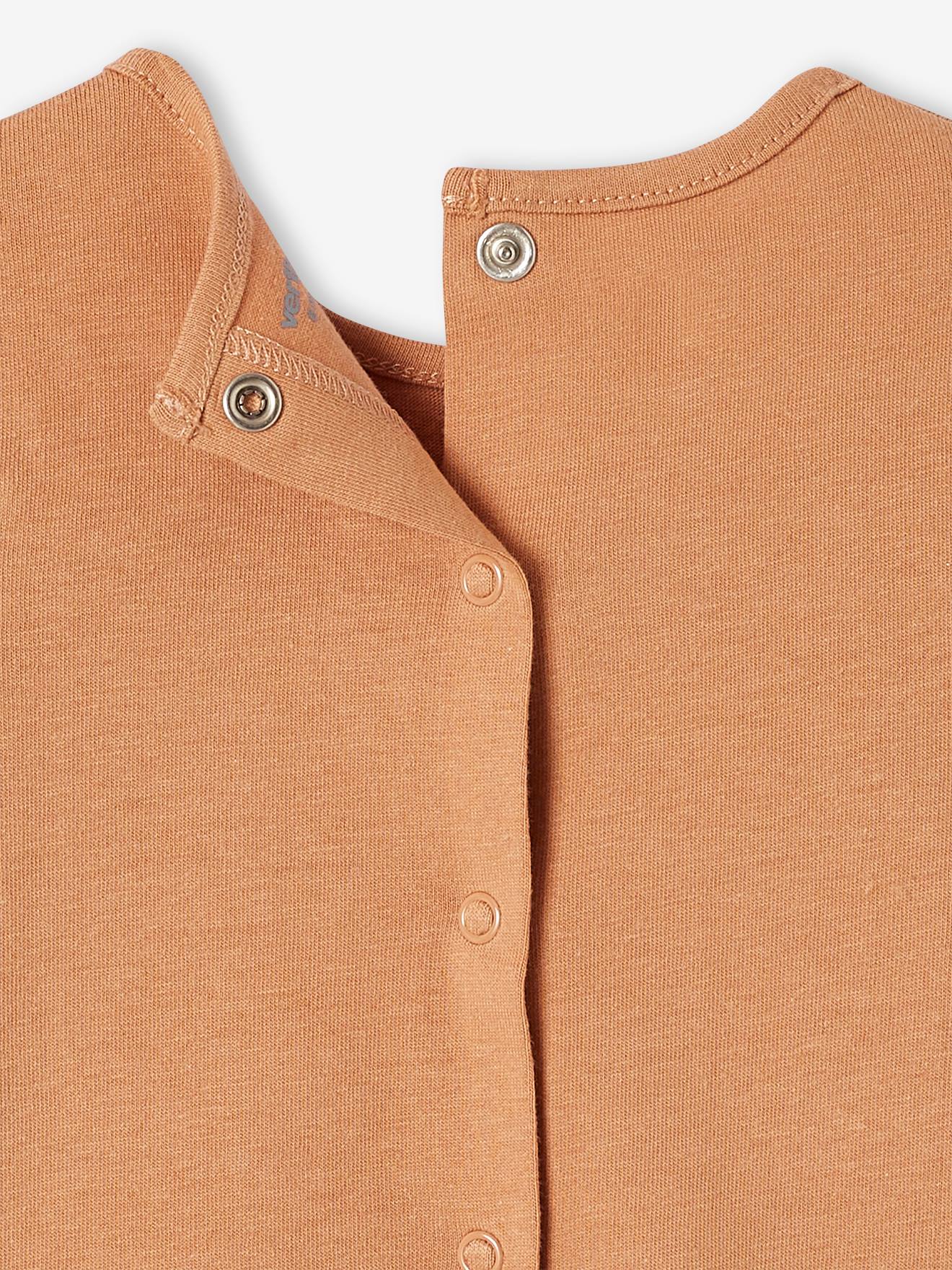 T-shirt bébé Basics manches longues orange
