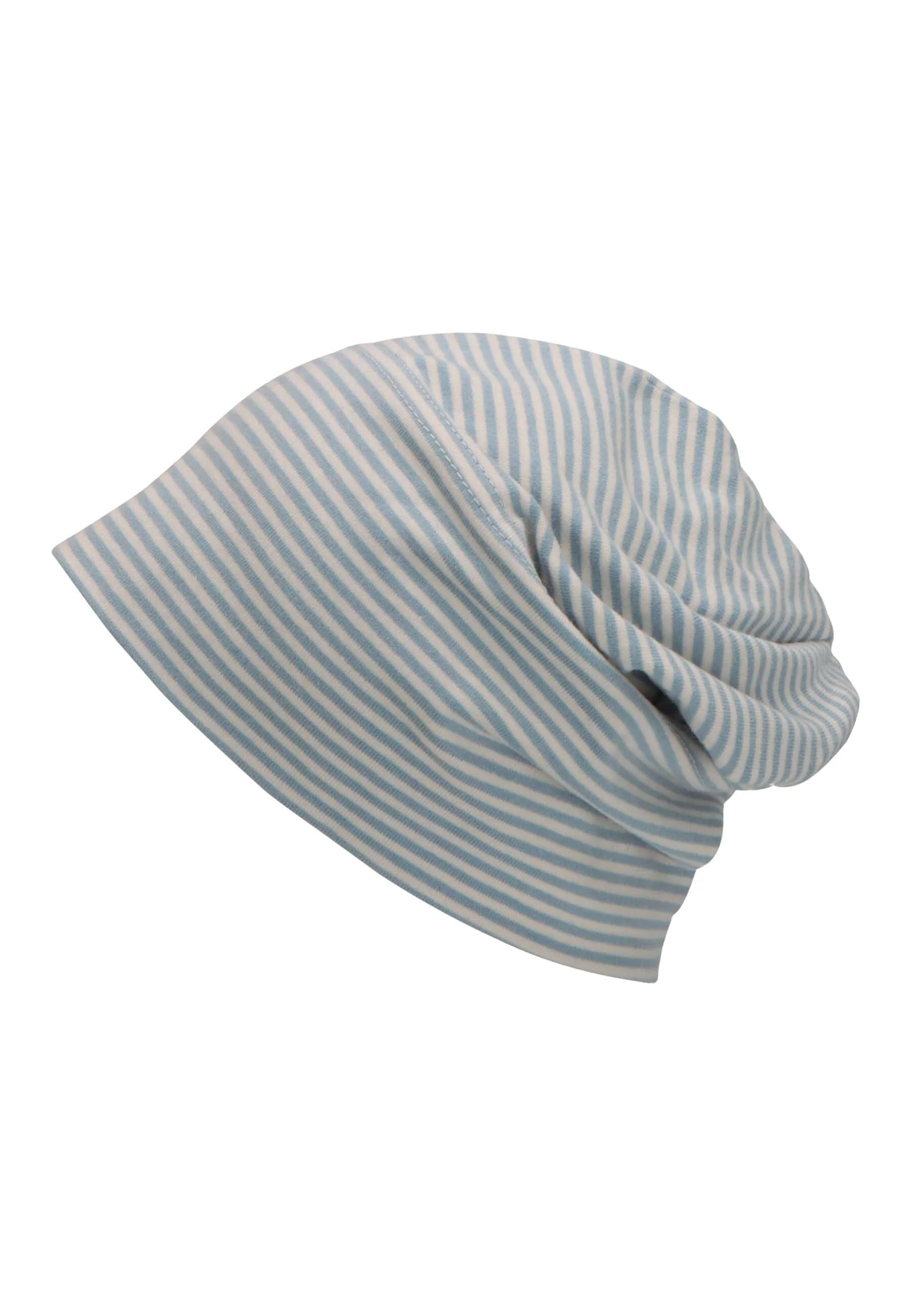 GOTS Slouch-Beanie aus Jersey (Bio) mit Ringel