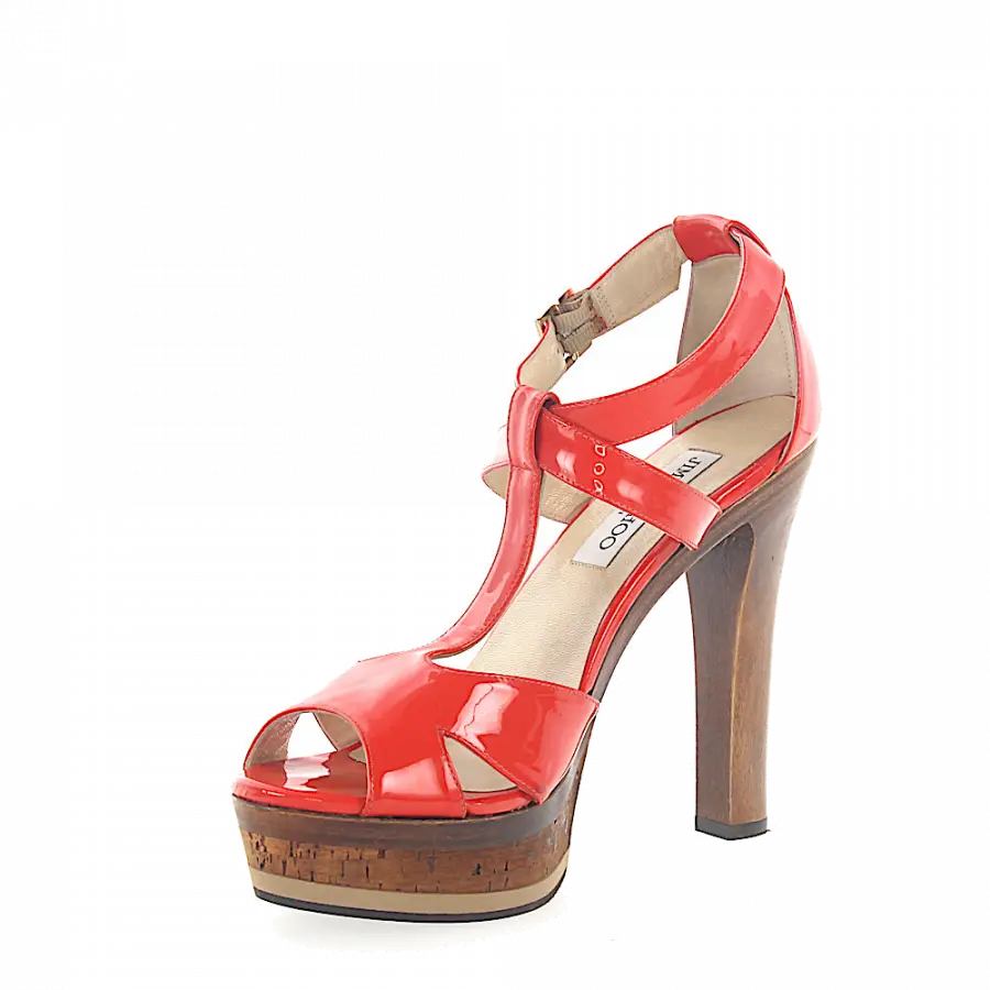 Jimmy Choo - Plateausandalen - orange