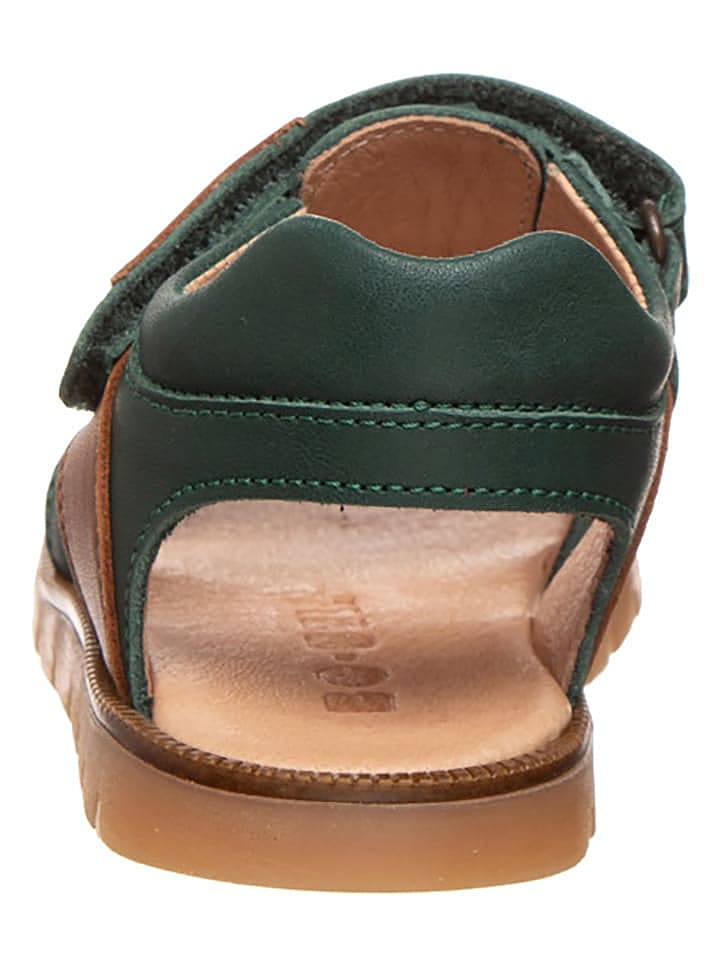 BO-BELL Leder-Sandalen in Grün günstig kaufen 32