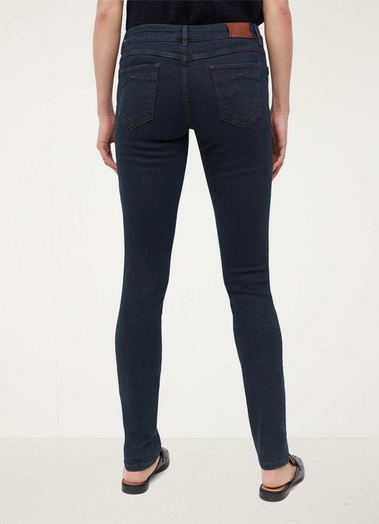 Blugi O'Polo cu talie medie, croială slim fit, într-o nuanță închisă