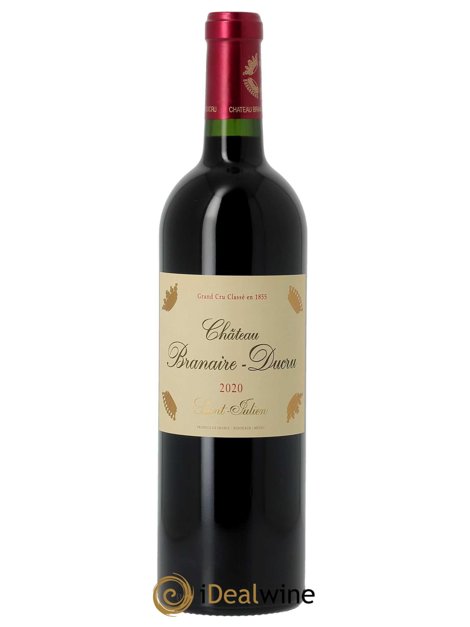 Château Branaire Ducru 4ème Grand Cru Classé (CBO à partir de 6 BTS) 2020 - Lot de 1 Bouteille