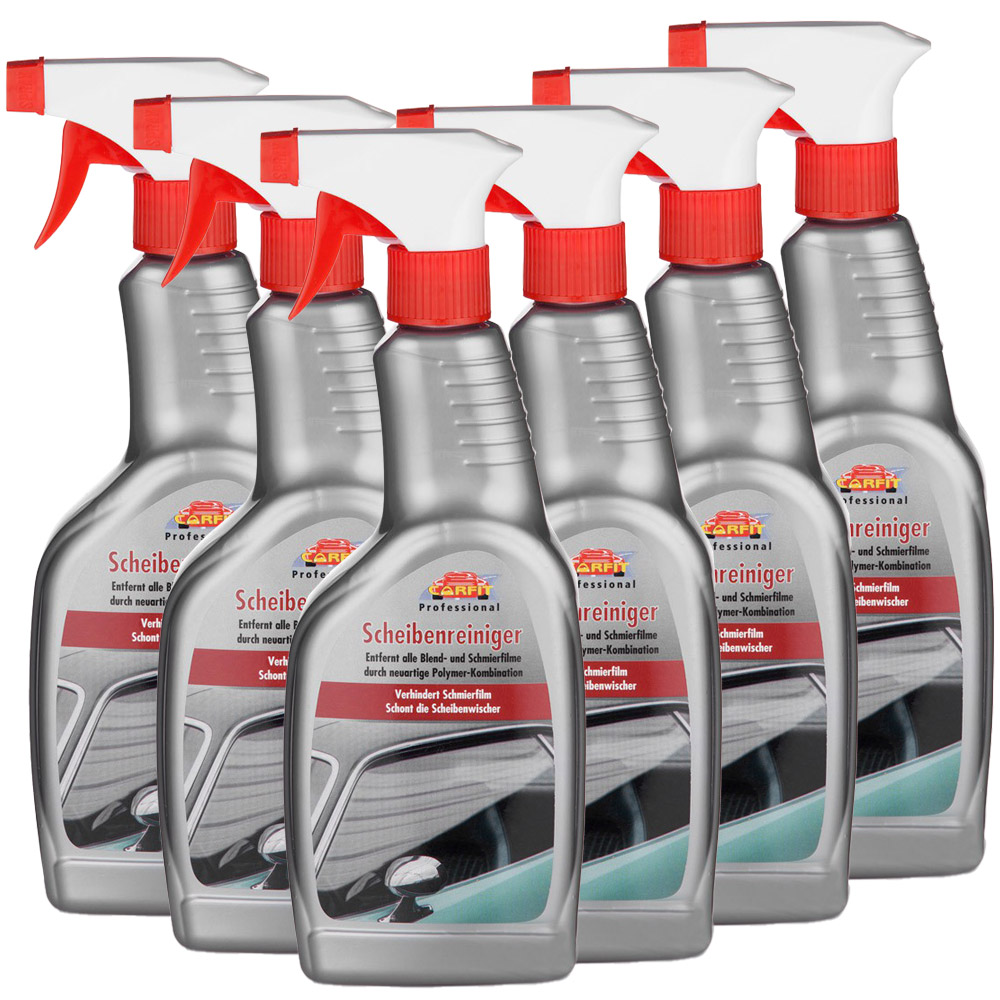 Carfit Professional Scheibenreiniger - 6er-Set