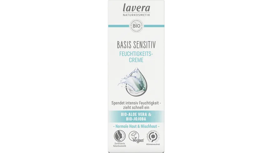 lavera BASIS SENSITIV Feuchtigkeitscreme 50 ml