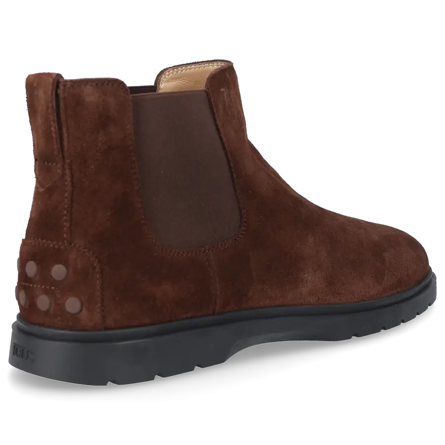 Tod's - Chelsea Boots M59K0 Veloursleder - braun