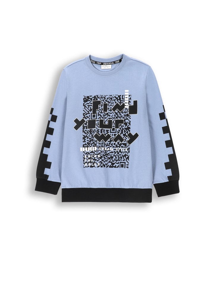 Coccodrillo T-Shirt mit langen Ärmeln in blau günstig kaufen