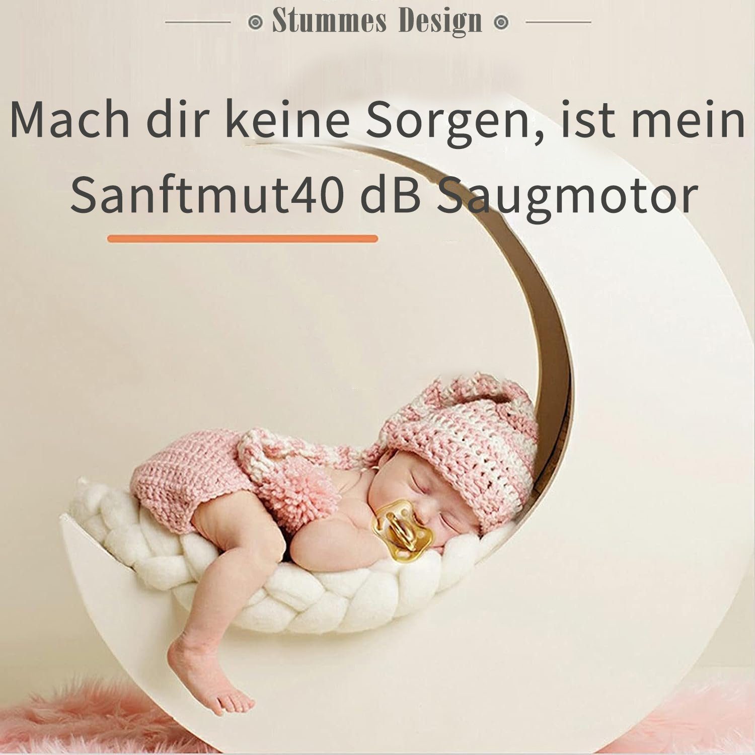 JOEAIS Elektrische Milchpumpe Elektrisch Abpumpen Muttermilch Elektrisch Breast Pump Electric, Handsfree Tragbar LCD-Display, 2 Modi und 9 Stufen Geräuscharm und Schmerzfrei
