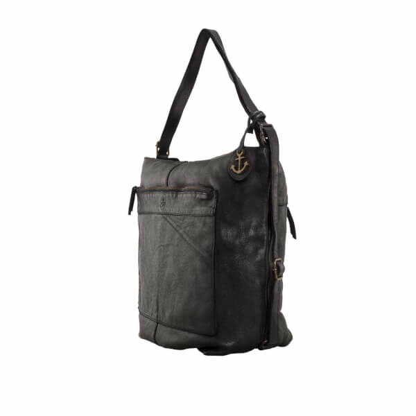 HARBOUR 2ND Handtaschen grau Cayenne dark ash Leder