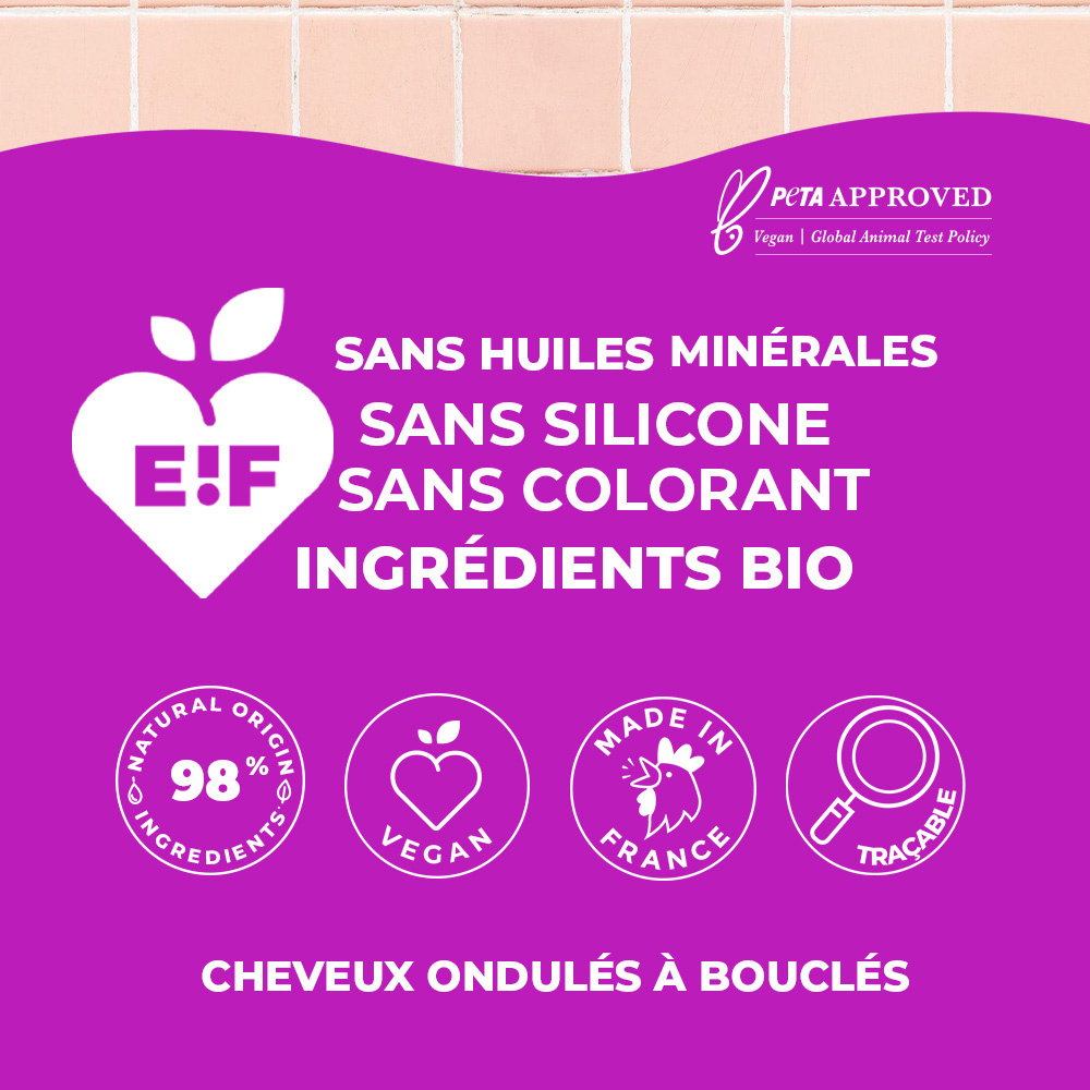 energie fruit Huile Nutrition Boucles Sans Rinçage  |Coco| Huile cheveux