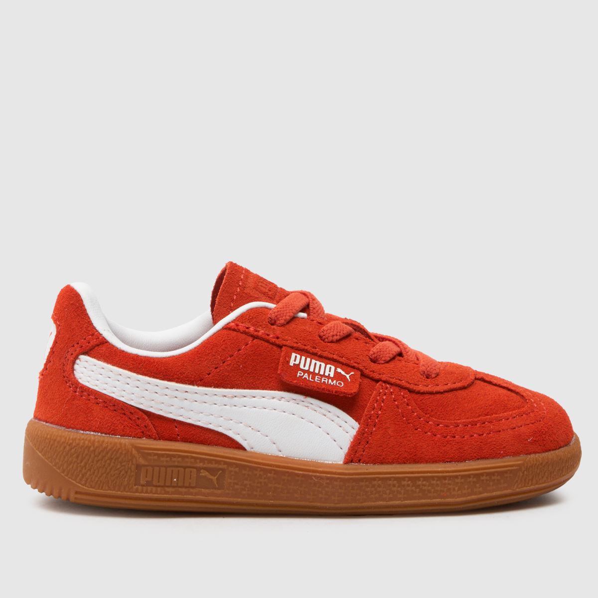 PUMA piros Palermo fiú kisgyermek cipők