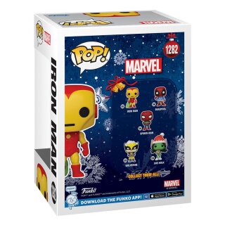 Marvel Holiday POP! Marvel Vinyl Figur - Iron Man w/Bag