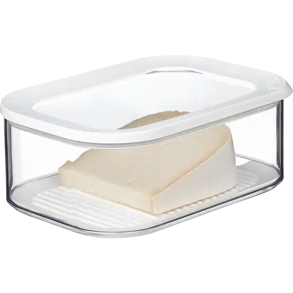 Kühlschrankdose Modula Käse 2000 ml - Weiß