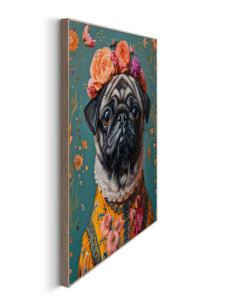 Orangewallz Gerahmter Kunstdruck 