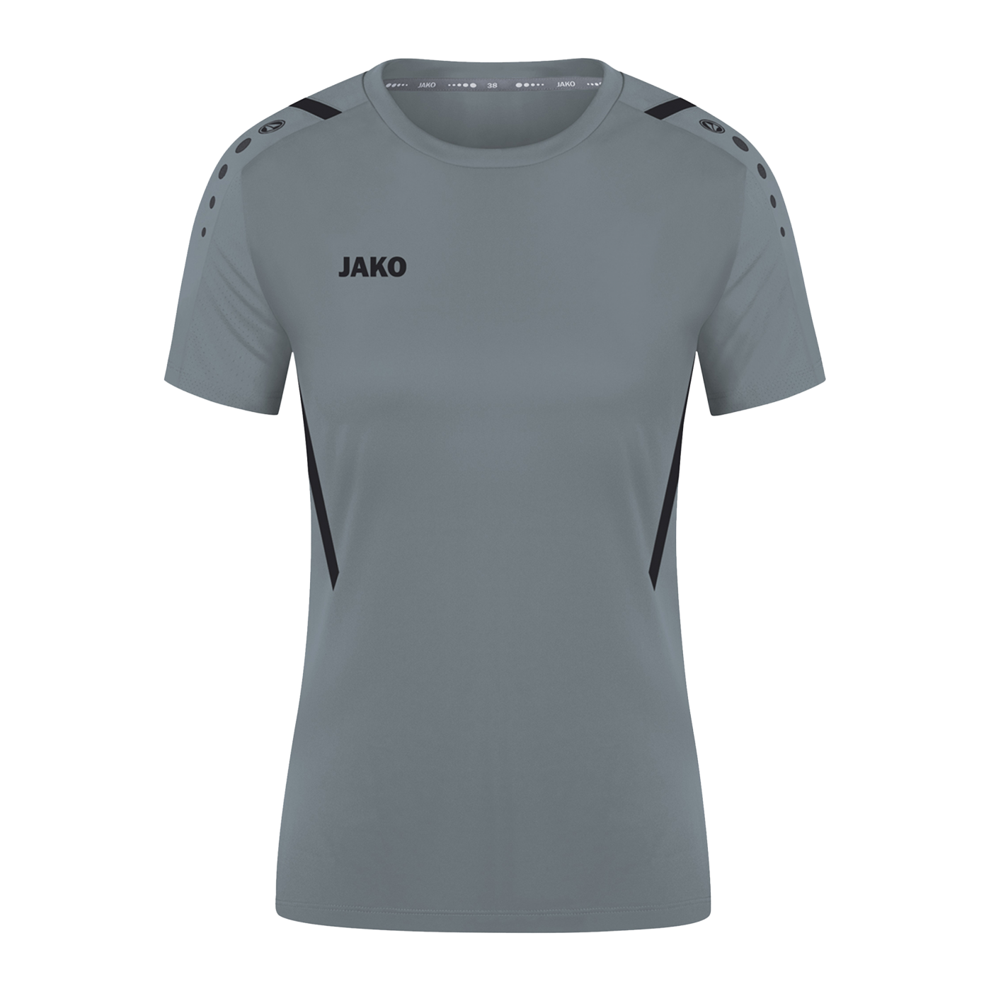 JAKO Challenge Trikot Damen Grau Schwarz F841