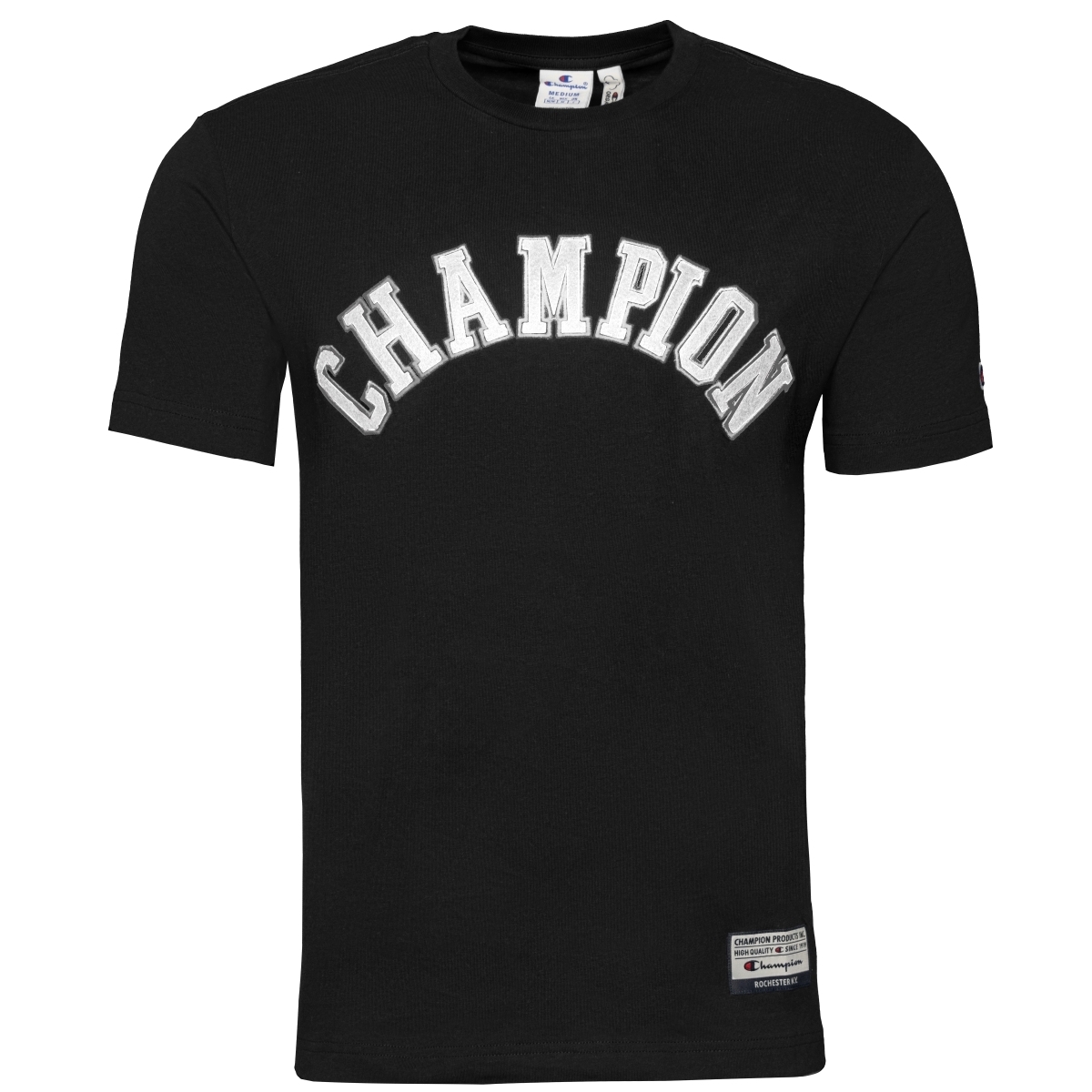 Champion Crewneck T-Shirt schwarz