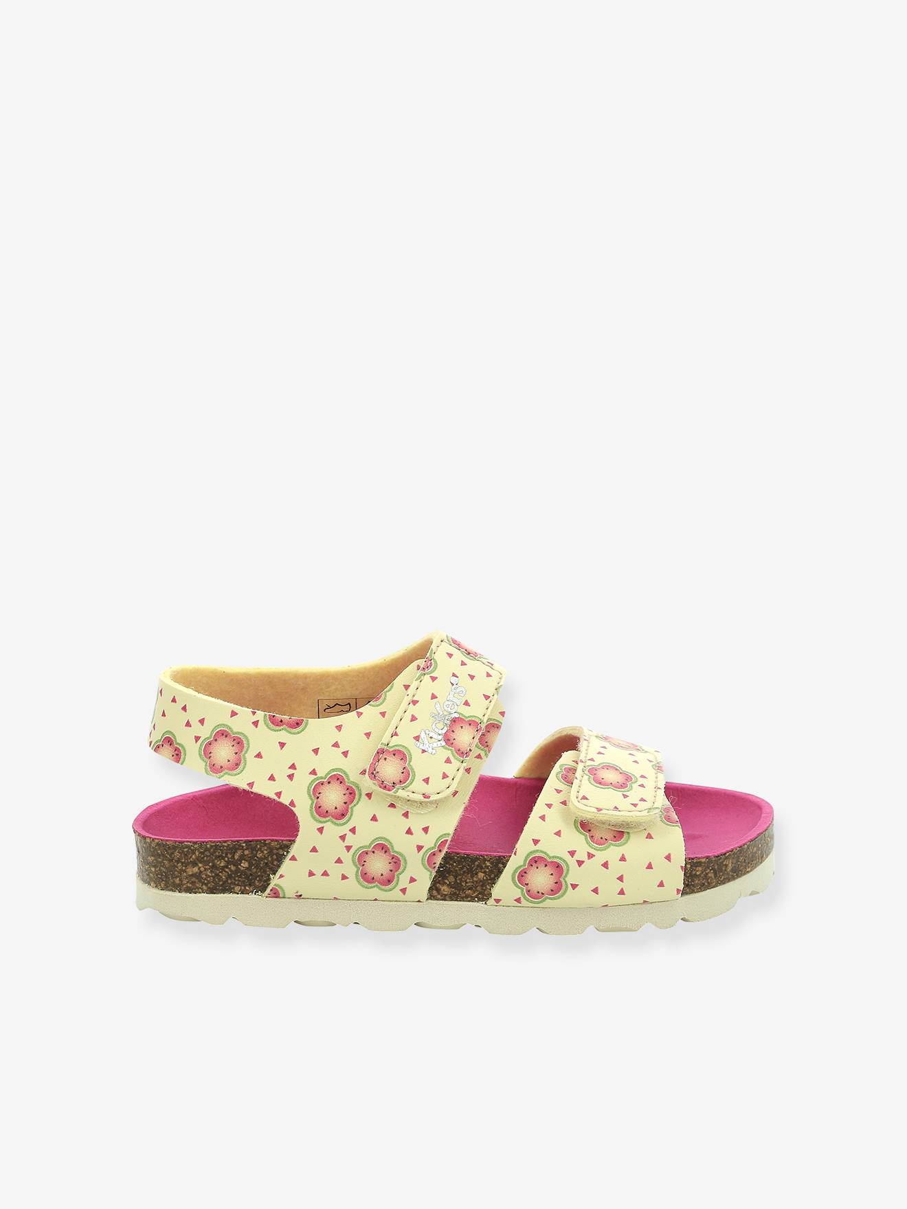 Sandales fille Summerkro Summerkick KICKERS® jaune flower