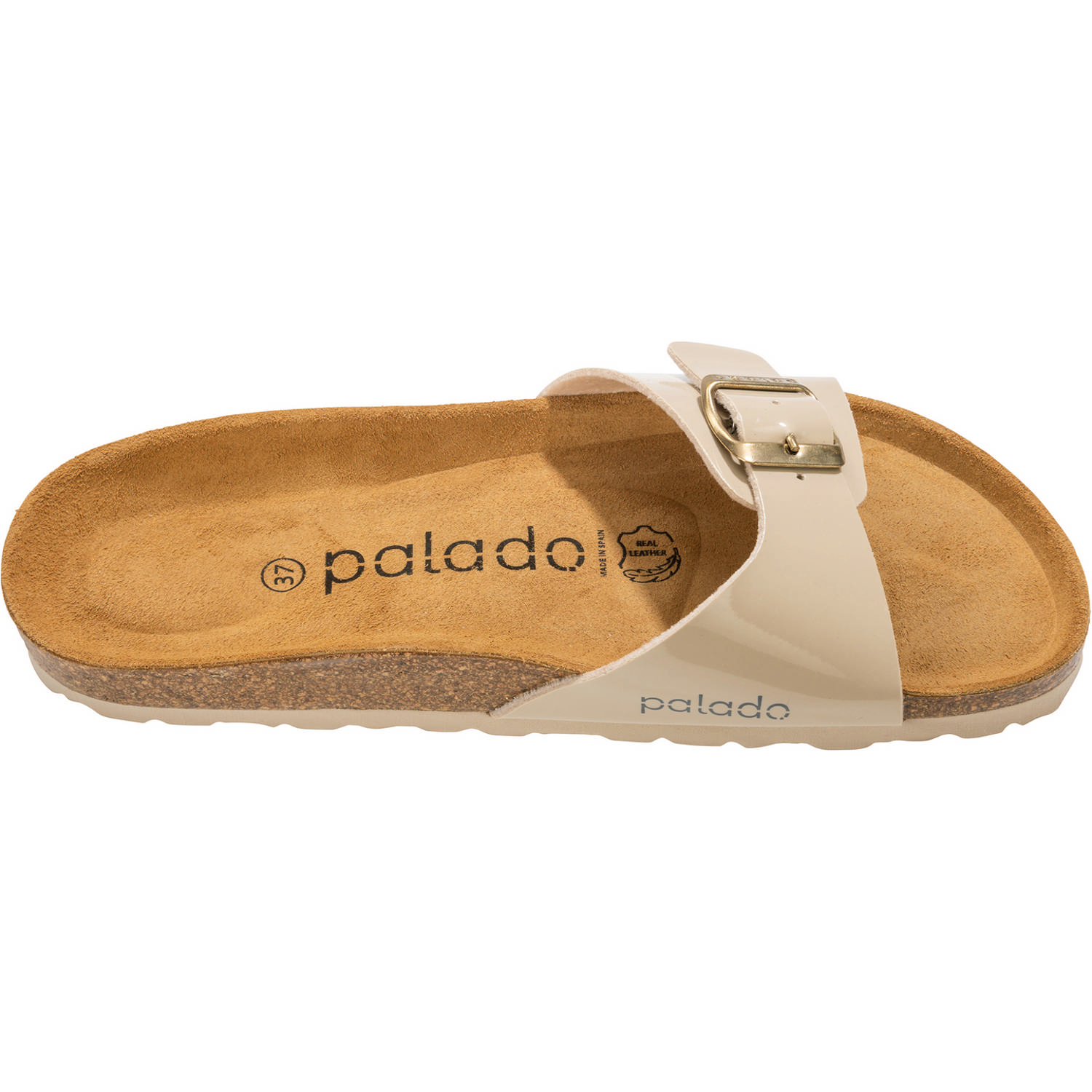 Palado Malta Lack, Pantoletten, Damen, Lack Creme Beige