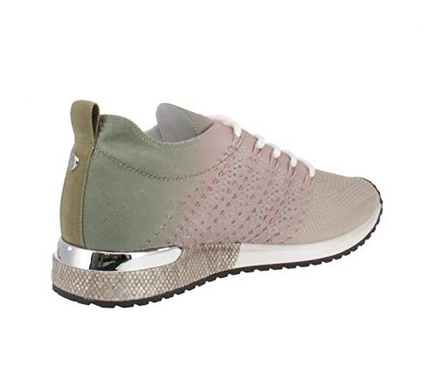 MARCH 15 B.V. Freizeit Schnürer silber Laced up knitted sneaker