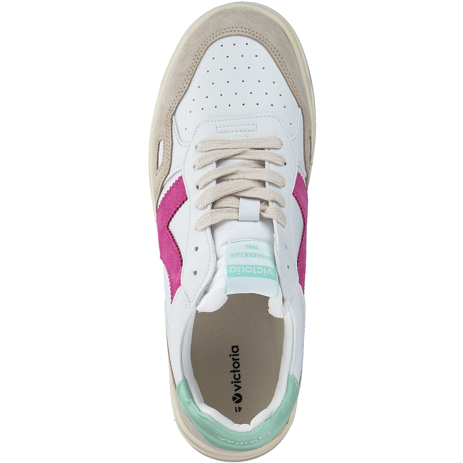 Victoria Seul 1257101, Schnürschuhe, Damen, Weiß