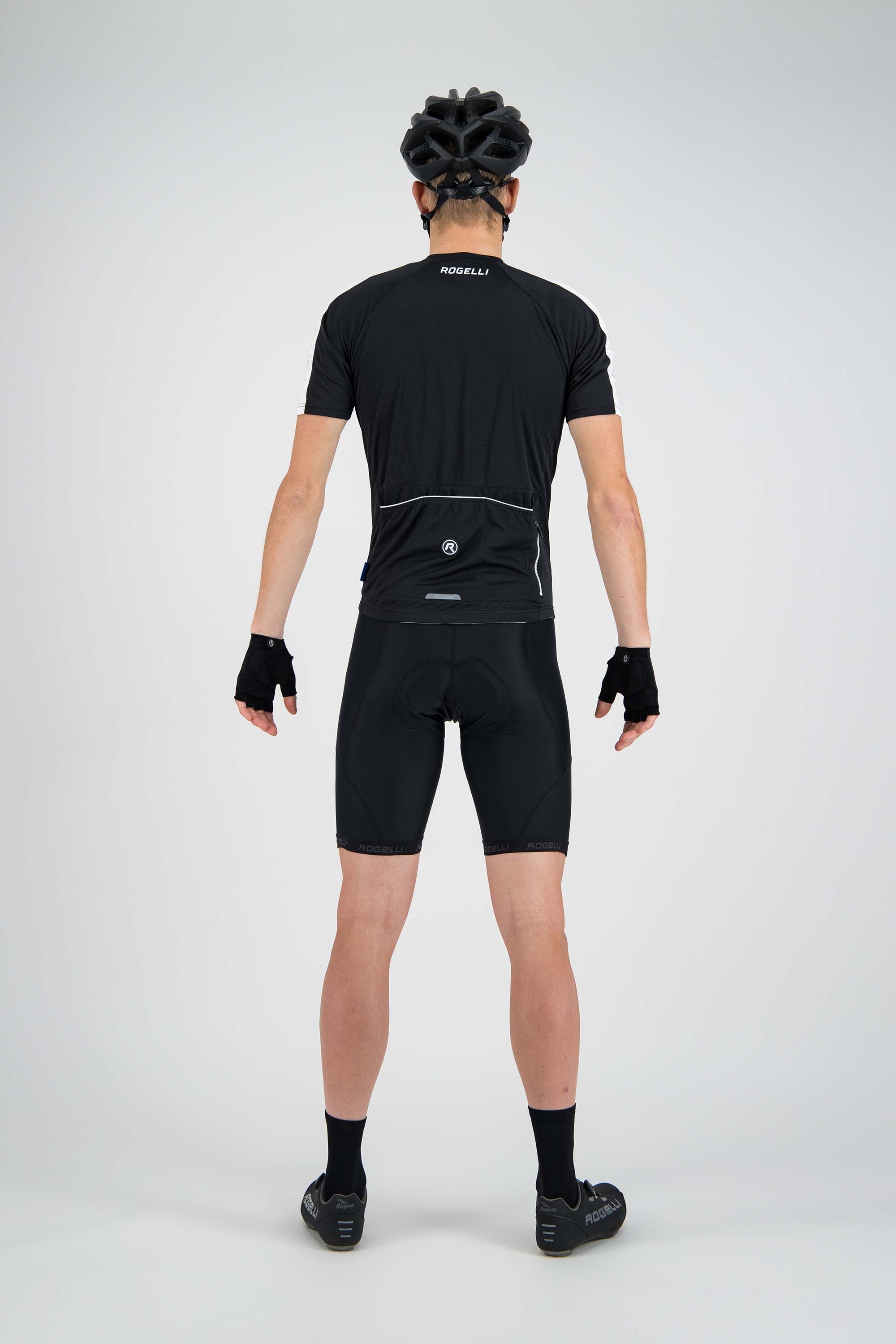 Rogelli Explore Black White Herren Radtrikot