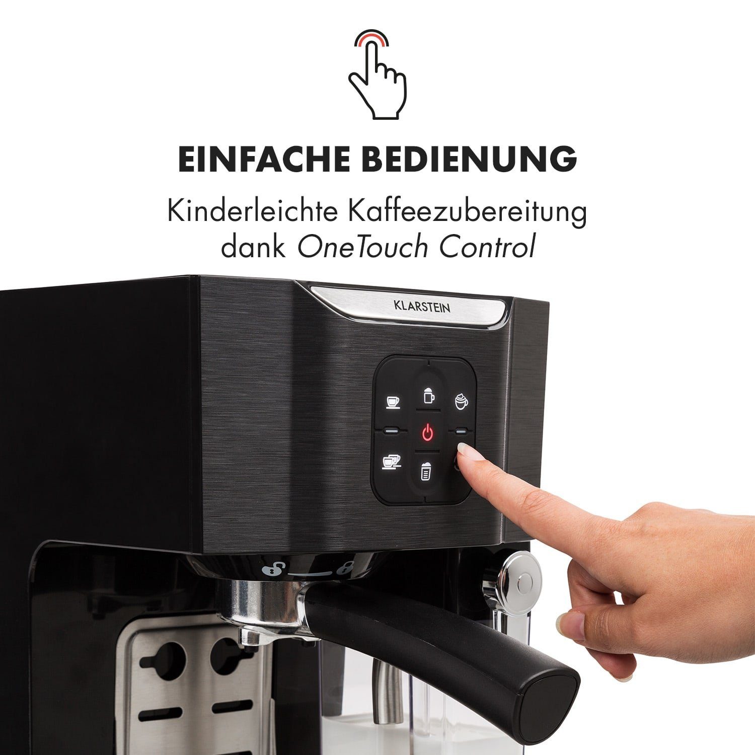 Klarstein Filterkaffeemaschine BellaVita, 1.4l Kaffeekanne