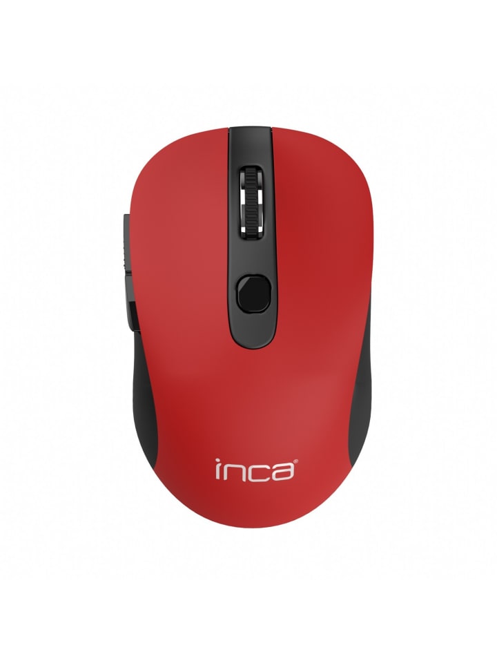 Inca INCA Maus IWM-233RG 1600 DPI,Wirless,6 Tasten 2,4GHz Ergonomisches in Rot günstig kaufen onesize