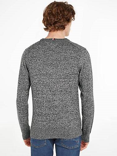 TOMMY HILFIGER Herren Strickpullover Rundhals Baumwolle/Kaschmir Regular Fit