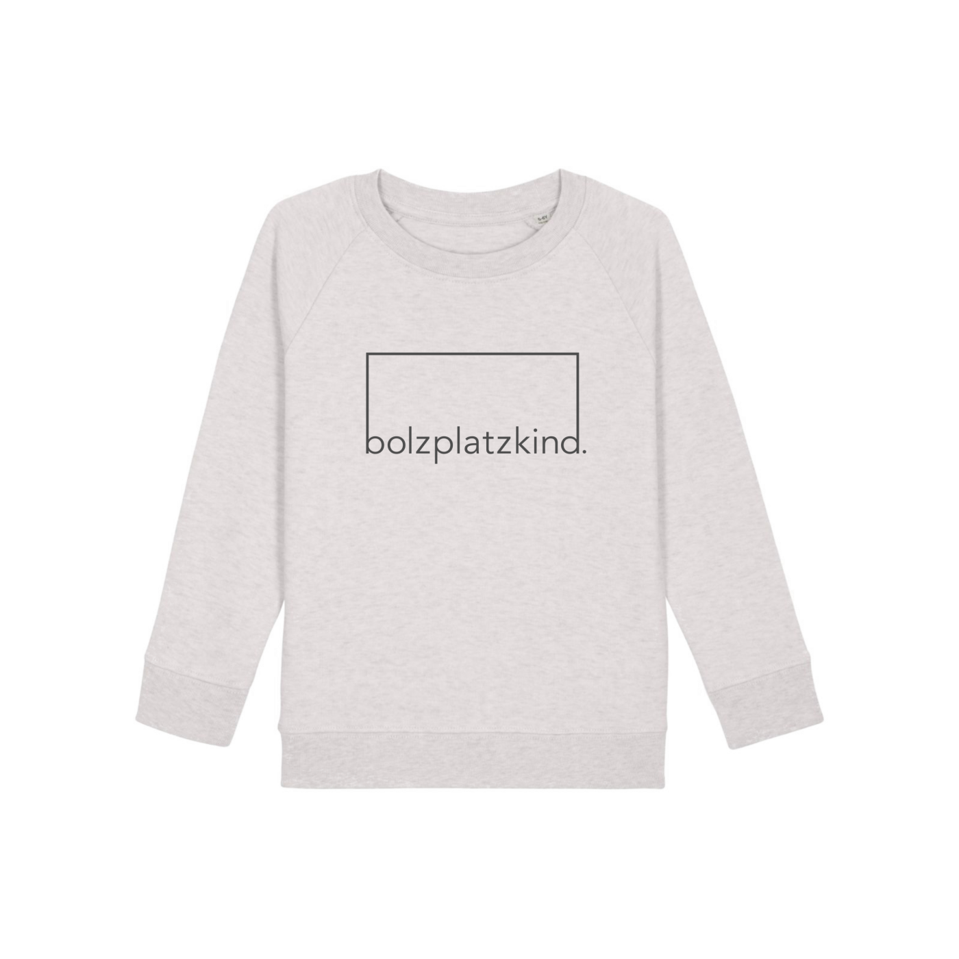 Bolzplatzkind "Superkraft" Sweatshirt Kids Grau