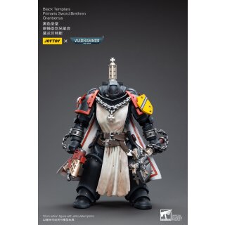 Warhammer 40k Actionfigur 1/18 Black Templars Primaris Sword Brethren Granbertus 12 cm