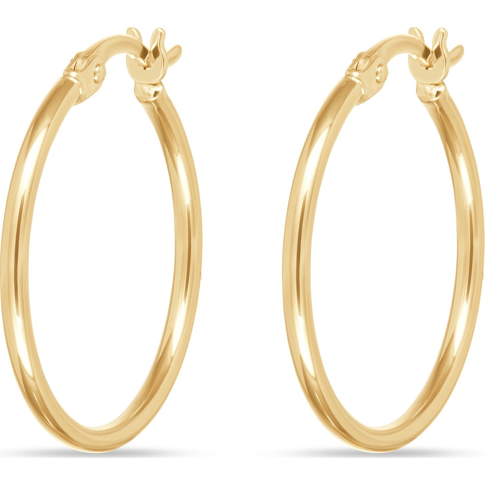 FAVS Créoles 375 Or jaune Boucles d'oreilles