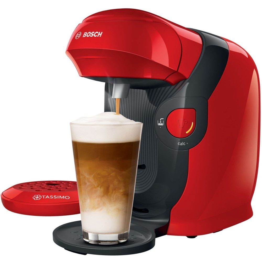 TASSIMO Kapsel-/Kaffeepadmaschine Bosch TAS1103 Tassimo Style - Kapselmaschine - rot