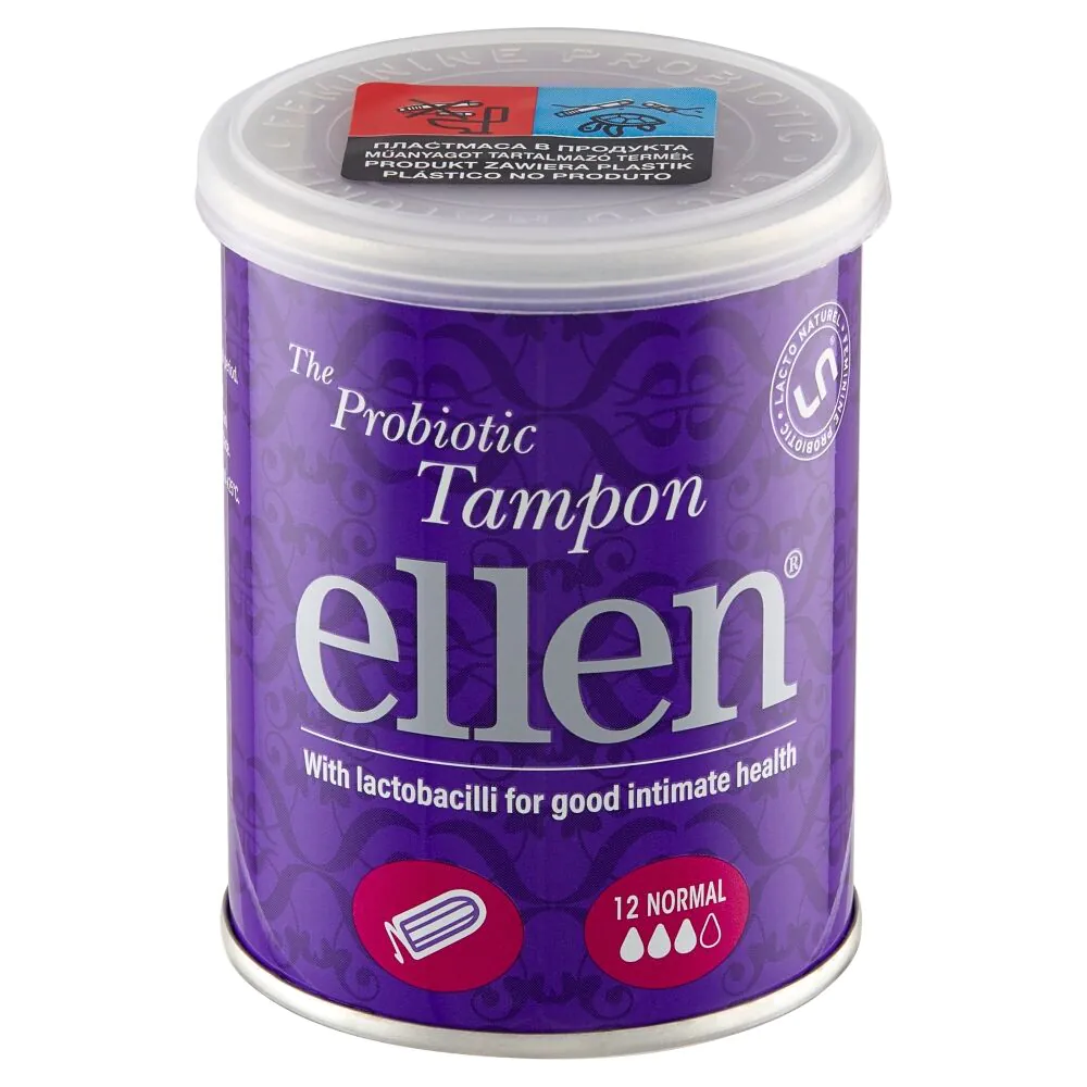 Ταμπόν Ellen Normal με Προβιοτικά 12 Τεμάχια