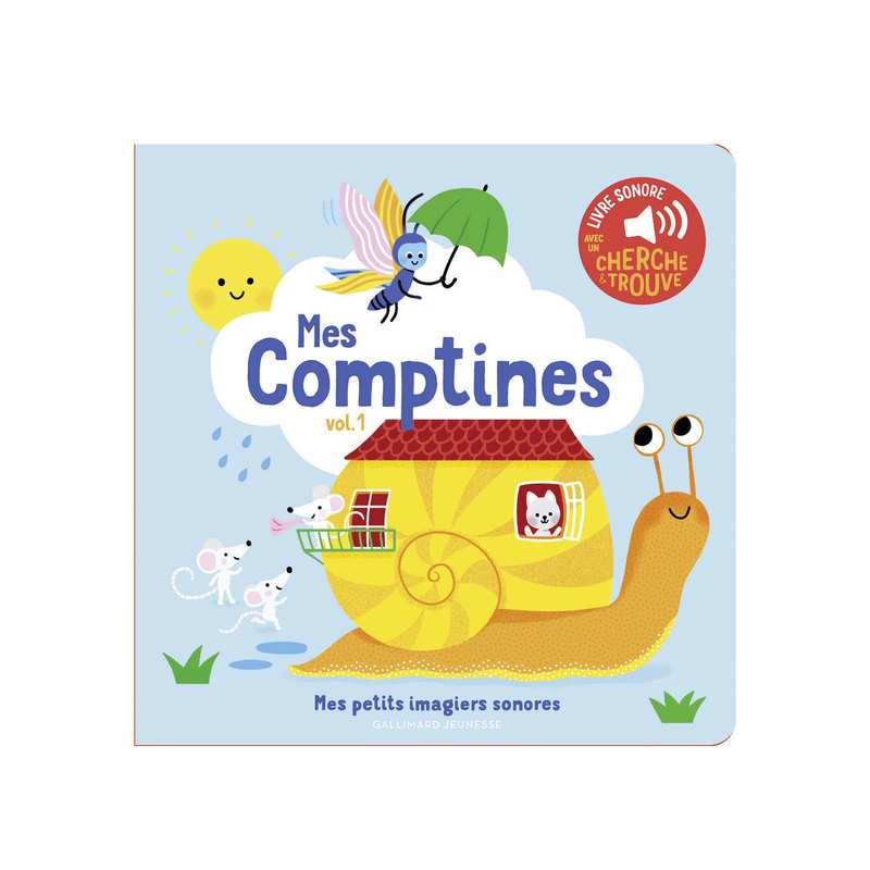 Livre Sonore mes comptines - Gallimard Jeunesse
