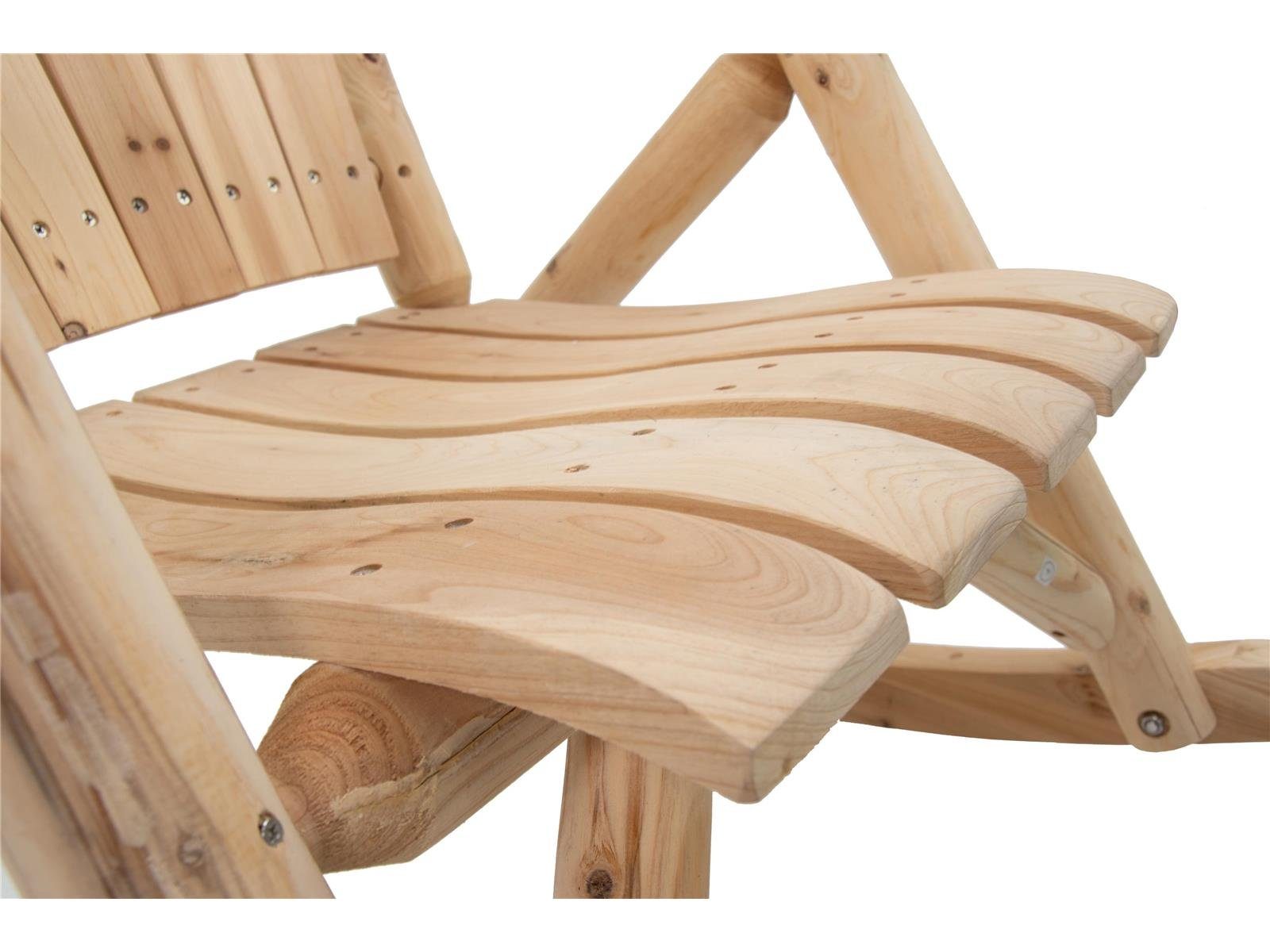 bellavista - Home&Garden® Gartensessel Schaukelstuhl Timber (Set), Schaukelstuhl