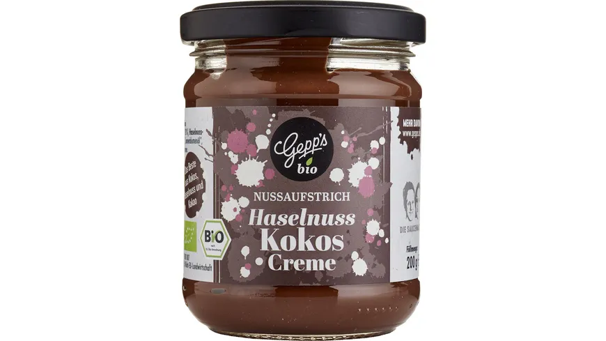 Gepp's Bio Haselnuss Kokos Creme 200 g