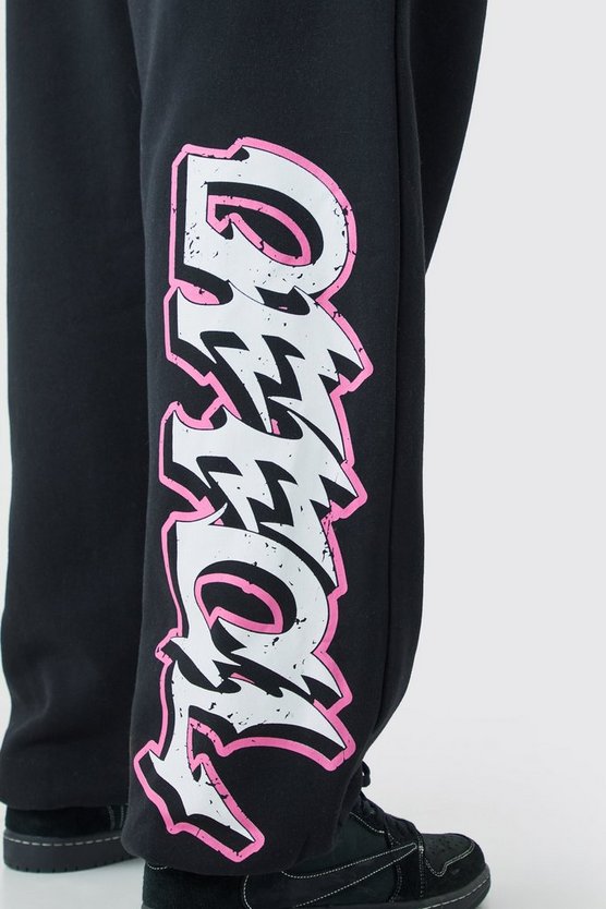 Plus Official Oversize Trainingsanzug mit Kapuze