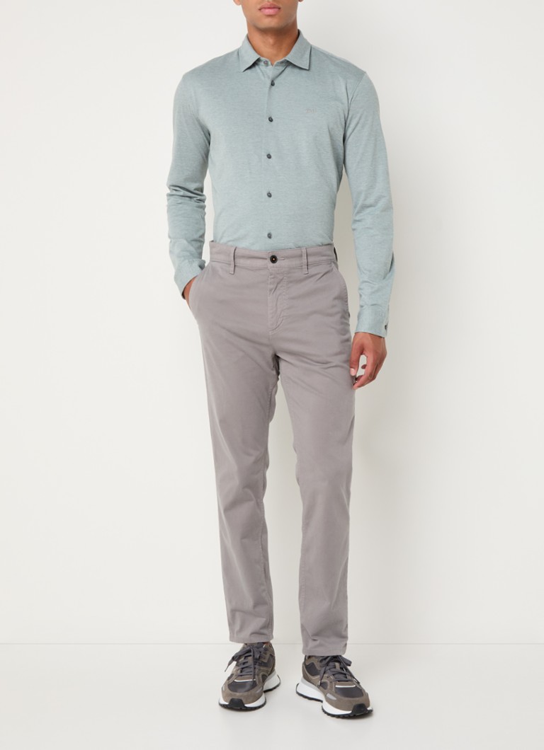 Camisa HUGO BOSS Mysoft_2_M de corte regular com bordado do logotipo