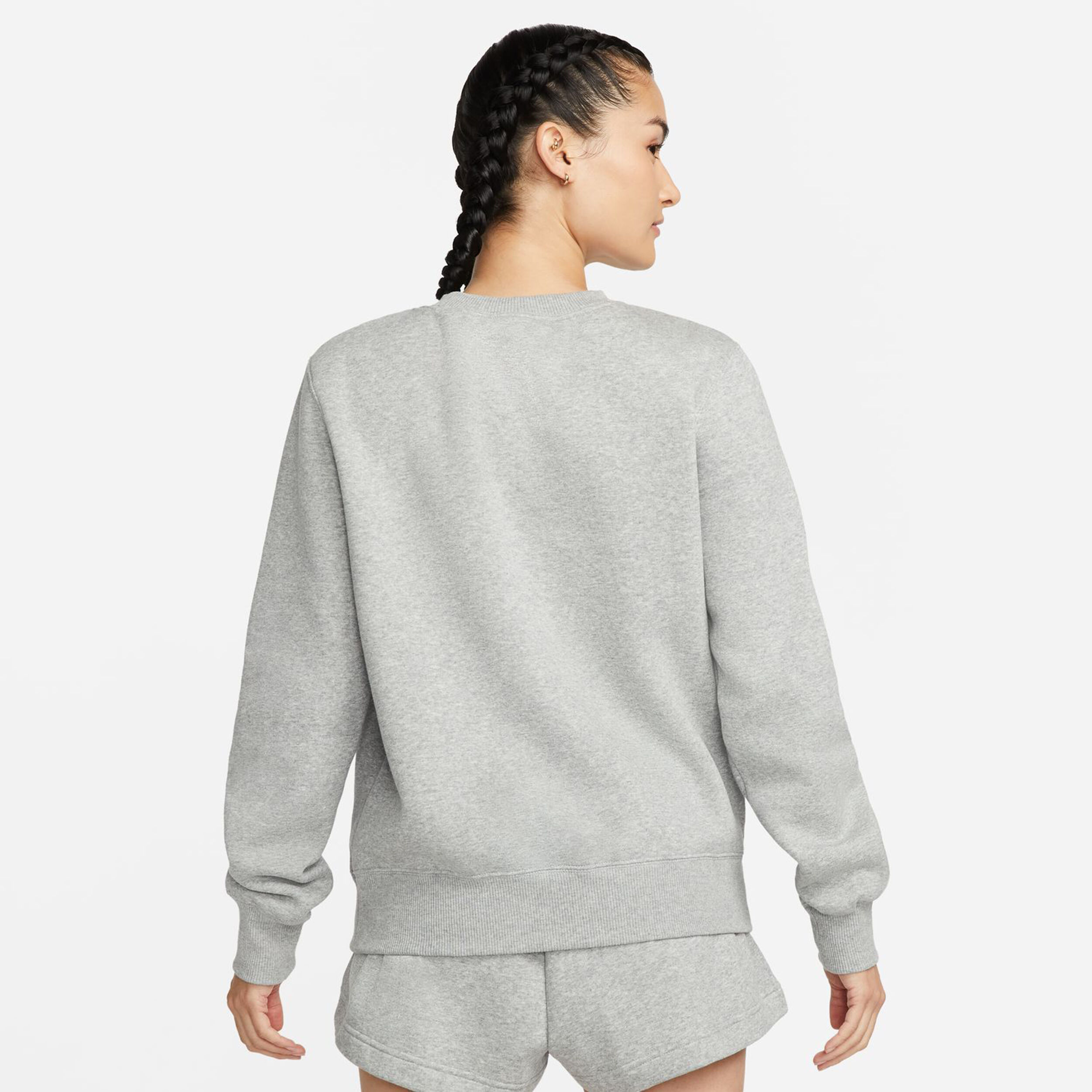 Phoenix Fleece Crew T-Shirt Damen - Dunkelgrau, Grau
